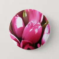 Pink Tulips Button