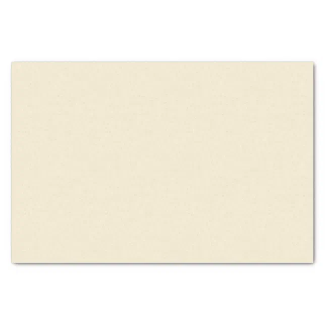 Cream Solid Color Tissue Paper