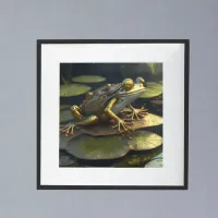 Steampunk Frog | Gothic Art Poster