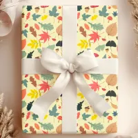 Autumn Woodland Whimsy Wrapping Paper