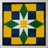 Barn Quilt Poster