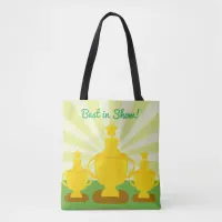 Triple Trophy Custom Cartoon Fun Art  Tote Bag