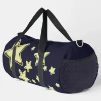 Golden Starburst Duffle Bag