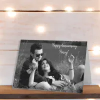 Happy Anniversary, Personalized Photo Card