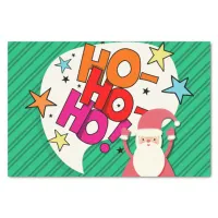 Christmas Santa Claus “Ho Ho Ho” Tissue Paper
