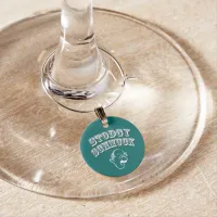 ID tag 'Stodgy Schmuck' Wine Glass Charm