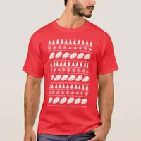 Funny Chef Ugly Christmas Jumper Print T-Shirt