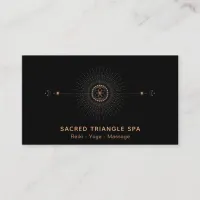 *~* Moon Alchemy Shaman Sacred Geometry Mandala Business Card