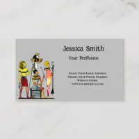 Ancient Egypt Pharaohs Lavish Ormamentation Business Card