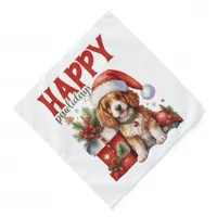 Happy Pawlidays - Pet Bandana