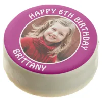 Personalized Photo, Age and Name Birthday Party Chocolate Covered Oreo