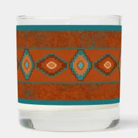 Southwest Canyons Geometric Diamond Pattern Scented Candle