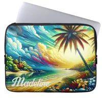 Gorgeous Ai Art | Coastal Beauty Personalized Laptop Sleeve