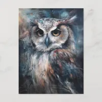 The Most Beautiful Owl Postcard