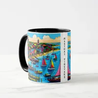 Martha's Vineyard | Colorful Abstract Art Mug