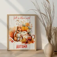 Fall in Love with Autumn – Cozy Fall Poster