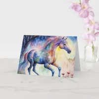 Horse Watercolor Pretty All Occasions Card