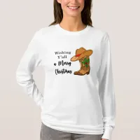 Wishing Y'all a Merry Christmas T-Shirt