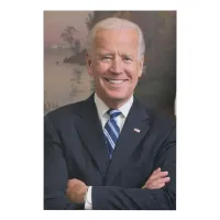 President Joe Biden 46 Former VP Official Portrait Faux Canvas Print