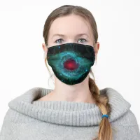 Helix Nebula or NGC 7293, Planetary Nebula,  ZGOA Adult Cloth Face Mask