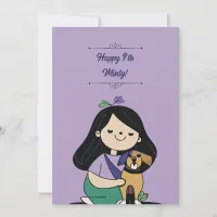 Dog Birthday Invitation