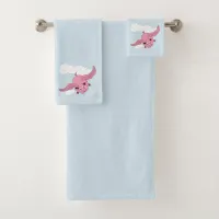 Flying Pig Bath Towel Set