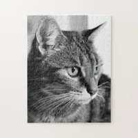 Cat portrait - the thinker jigsaw puzzle