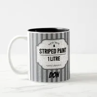 Funny Painter Decorator Apprentice Wind up Joke Two-Tone Coffee Mug