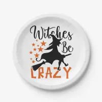 Witches Be Crazy  Paper Plates