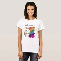 Cheeky Rainbow Cat Saying T-Shirt