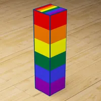 LGBT Pride Rainbow Flag Wine Box