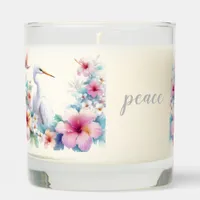 Tropical Egret Coastal Bird Scented Candle