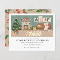 Aesthetic Holiday Home Weve Moved Holiday Card
