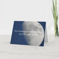  Moon Photography, Romantic Missing You   Card