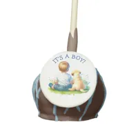 It's a Boy | A Baby and his Dog Baby Shower Cake Pops