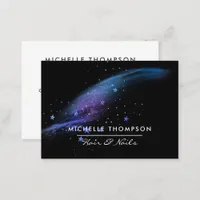 Galaxy Glitter Business Card