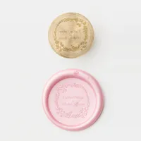 Elegant Floral Wedding Soft Botanical Romance Wax Seal Stamp