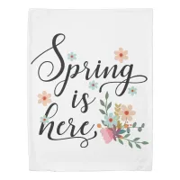 spring is here duvet cover