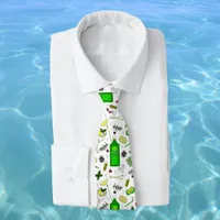 Mixologist Martini Cocktails Gin Tonic Drinks Neck Tie