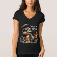 what's up brother Squirrel Smoking Cigar T-Shirt