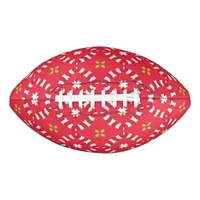 Christmas Holiday Charm Pattern 04 -  Football