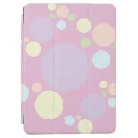 Pastel circles on a pink background | iPad air cover