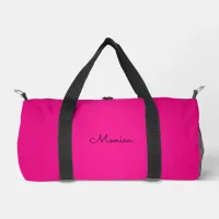 Hot Pink Ombre Duffle Bag