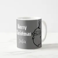 Funny Santa Cookies Whimsical Magical Snow Xmas  Coffee Mug