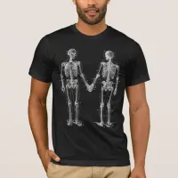 Vintage Skeletons Diagram with Numbered Bones T-Shirt