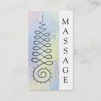 *~* Spiritual Sacred Geometry Massage Therapy Business Card