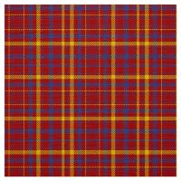 Munro Tartan Red Blue and Yellow Plaid Fabric