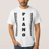 Piano Keyboard Music Musical Keys Pianist Musician T-Shirt