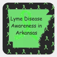 Lyme Disease in Arkansas Stickers