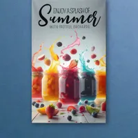 Splash of Summer Colorful Fruit Jams Banner